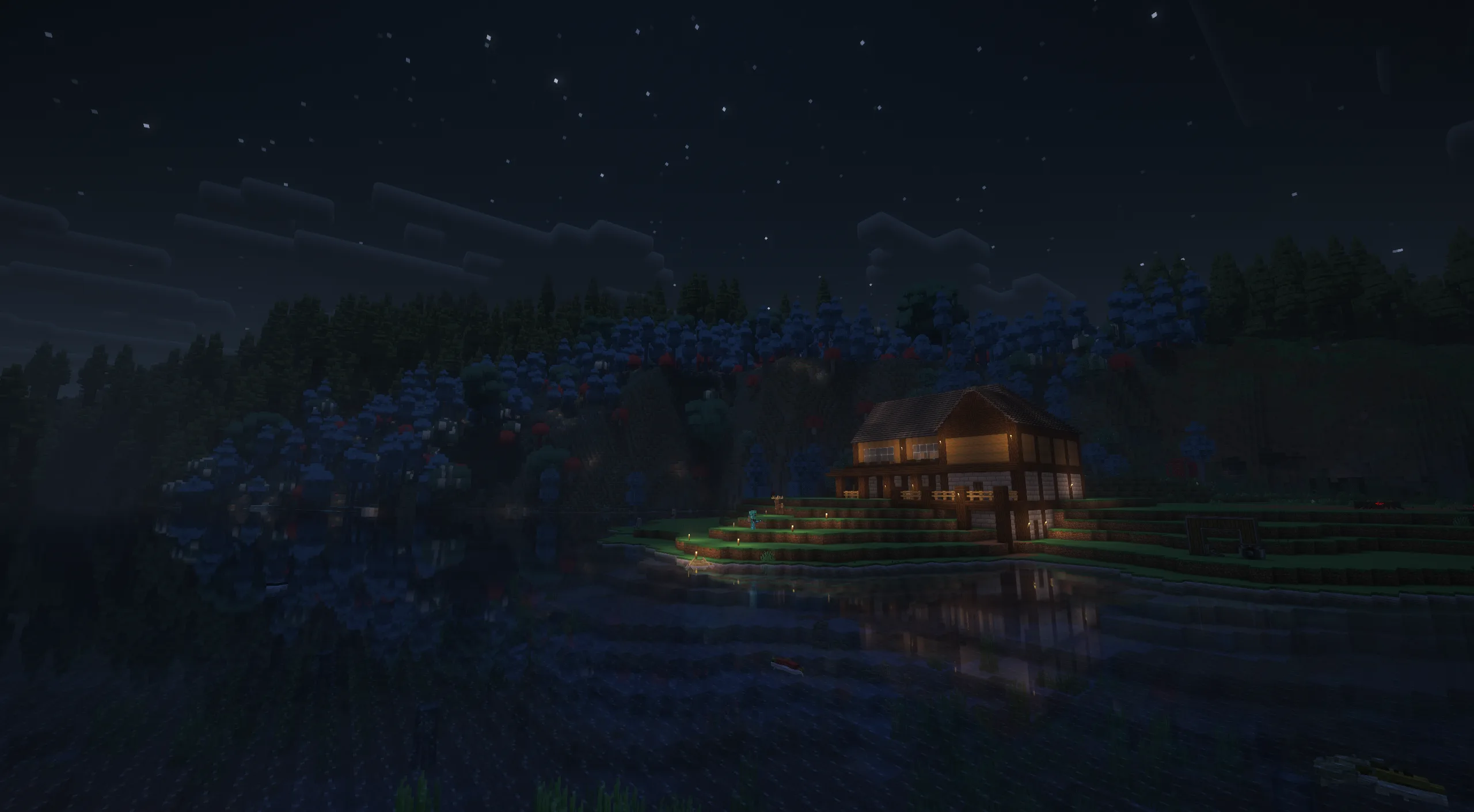 Nice angle of the first home